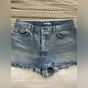 GRLFRND Dovima| High-Rise Boyfriend Short in Car Wash
